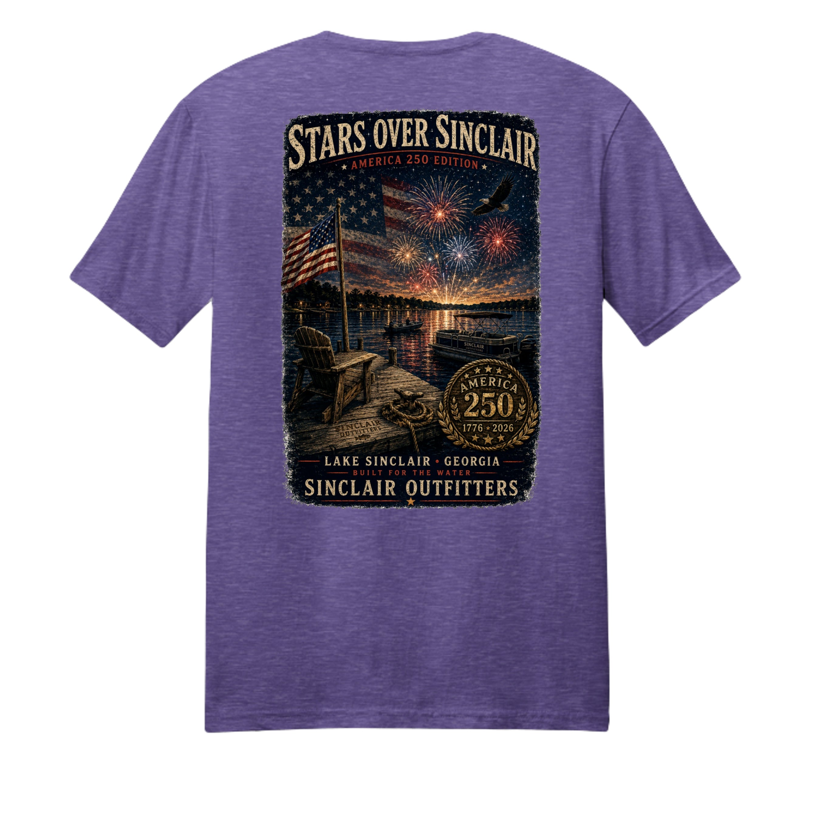 Electric Purple Heather - DM108 - BACK