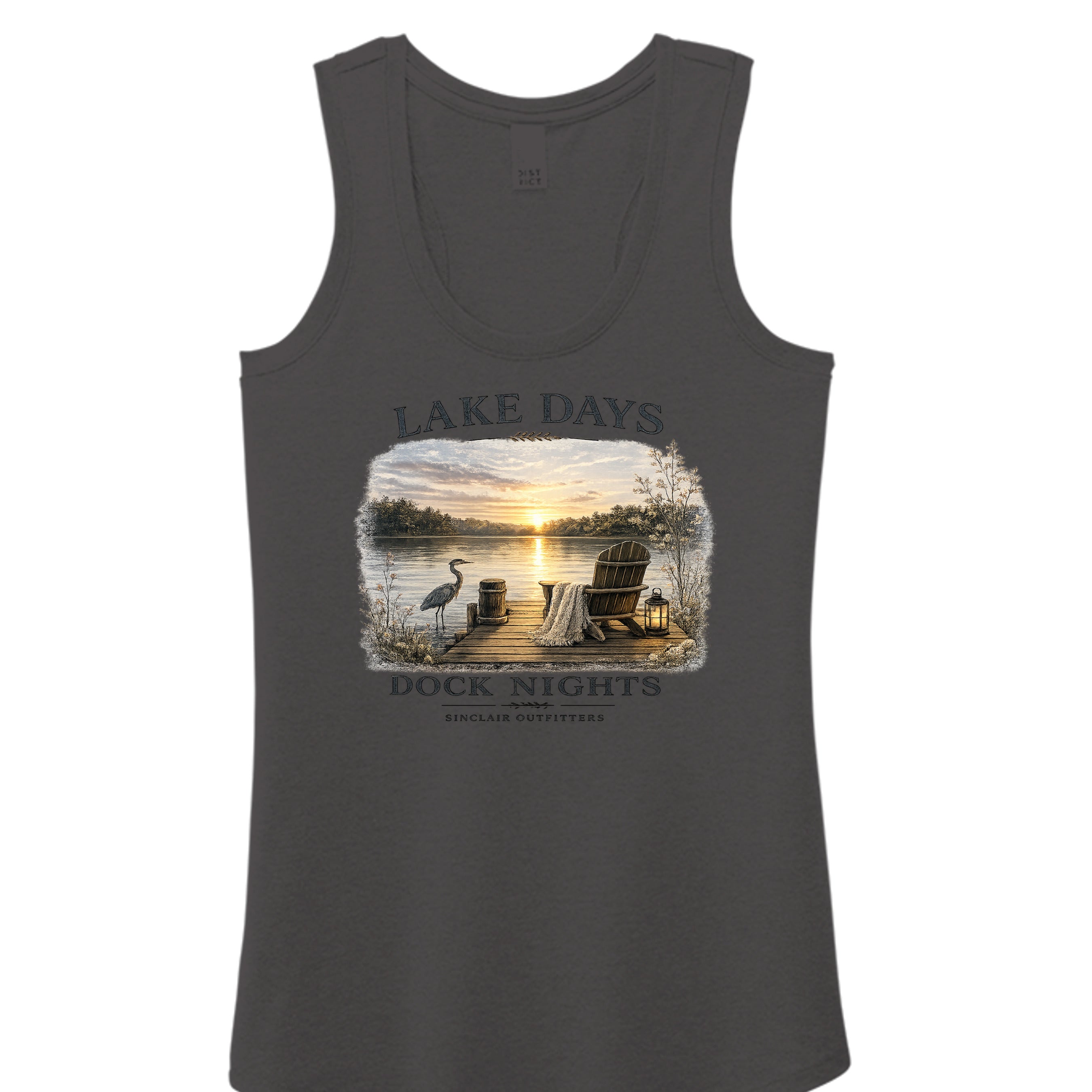 Heathered Charcoal - DM138L - FRONT