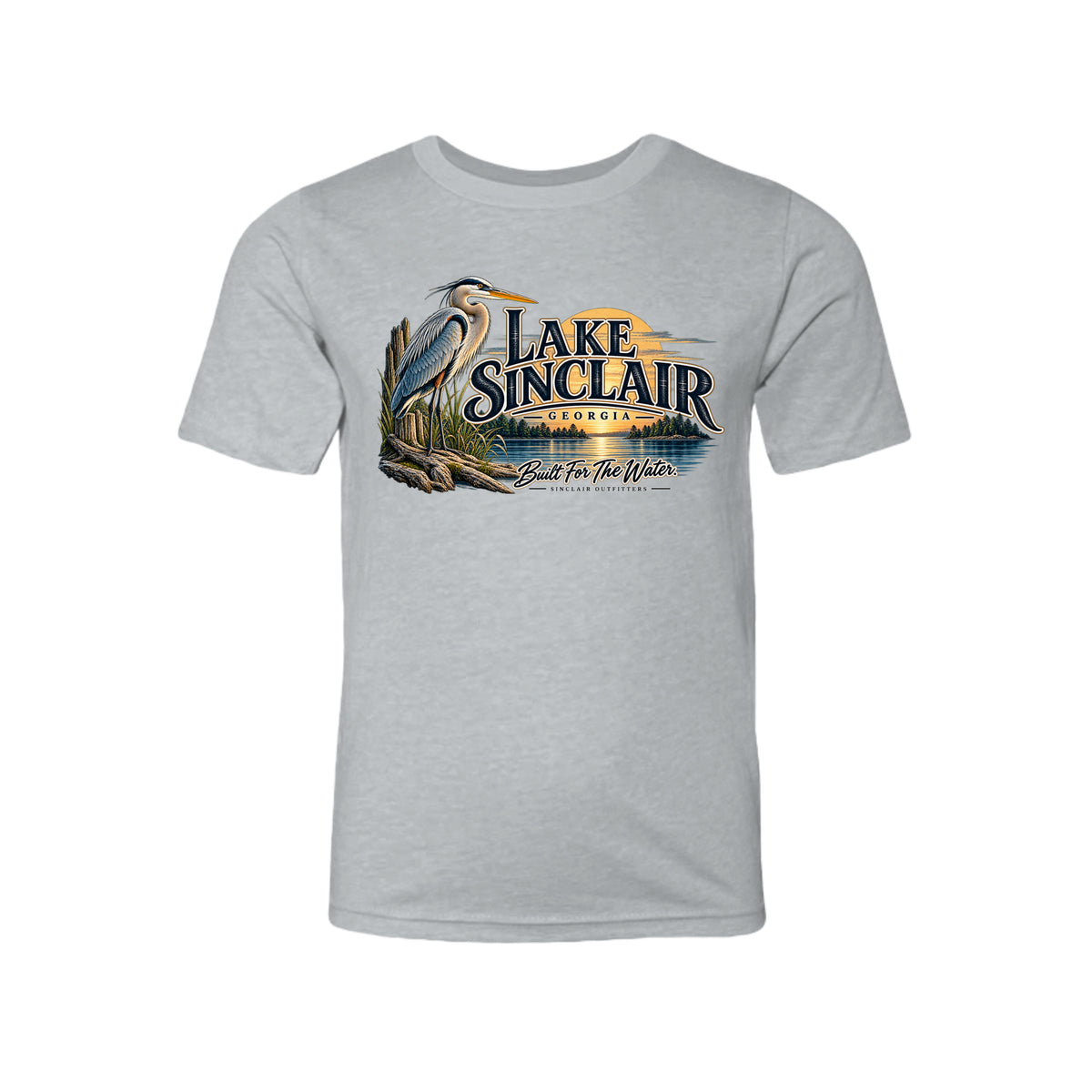Lake Sinclair Heron youth T-shirt by Sinclair Outfitters