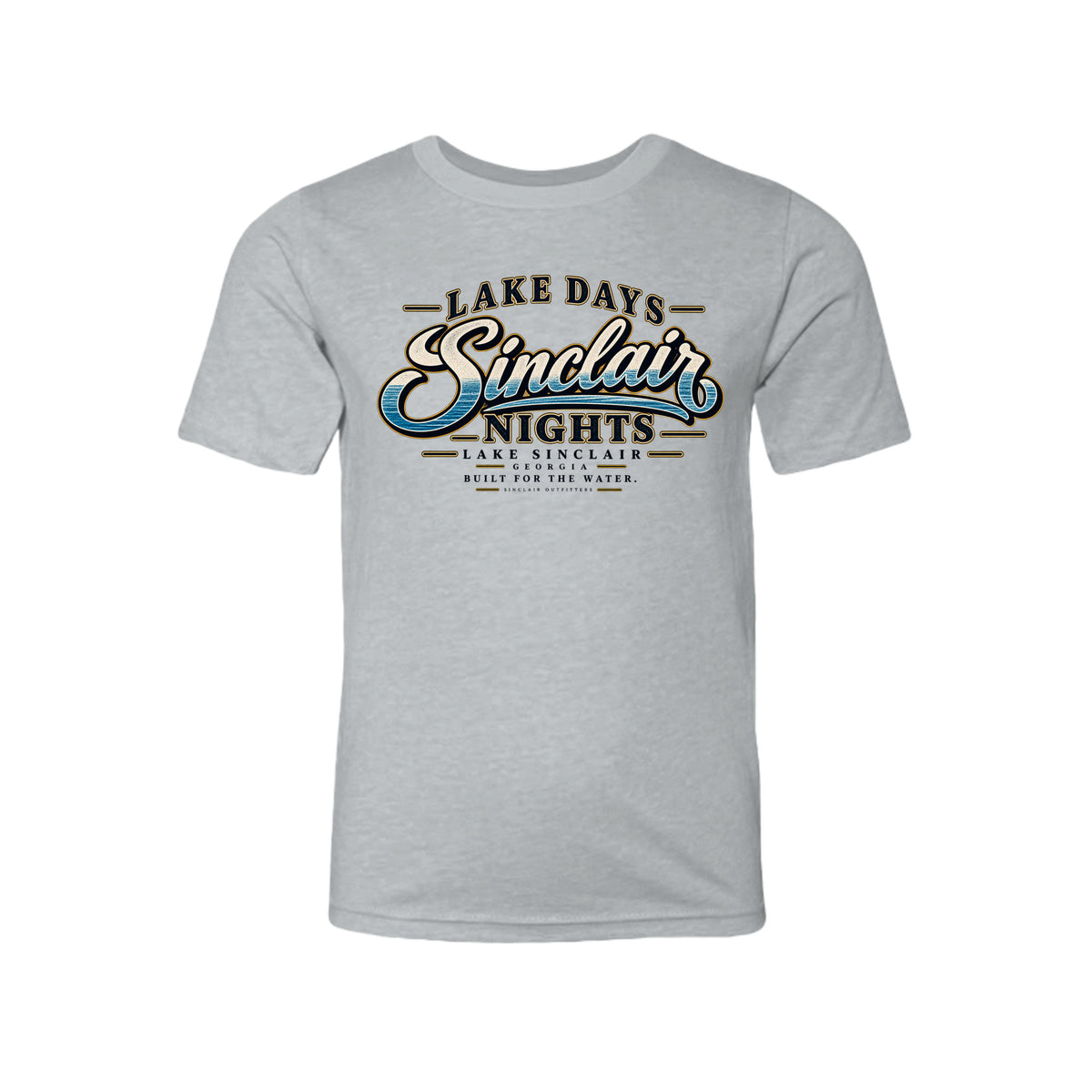 Lake Days Sinclair Nights youth T-shirt by Sinclair Outfitters