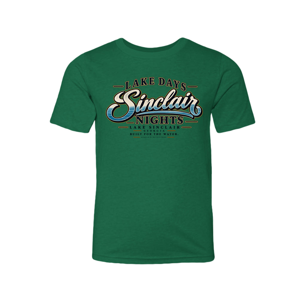 Lake Days Sinclair Nights youth T-shirt by Sinclair Outfitters