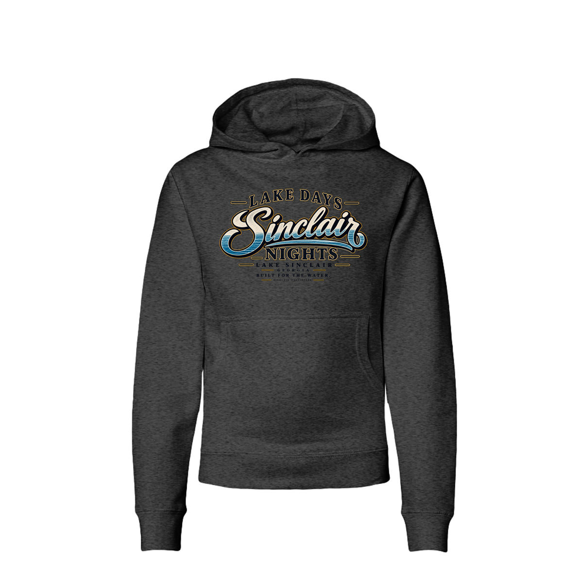 Lake Days Sinclair Nights youth hoodie by Sinclair Outfitters