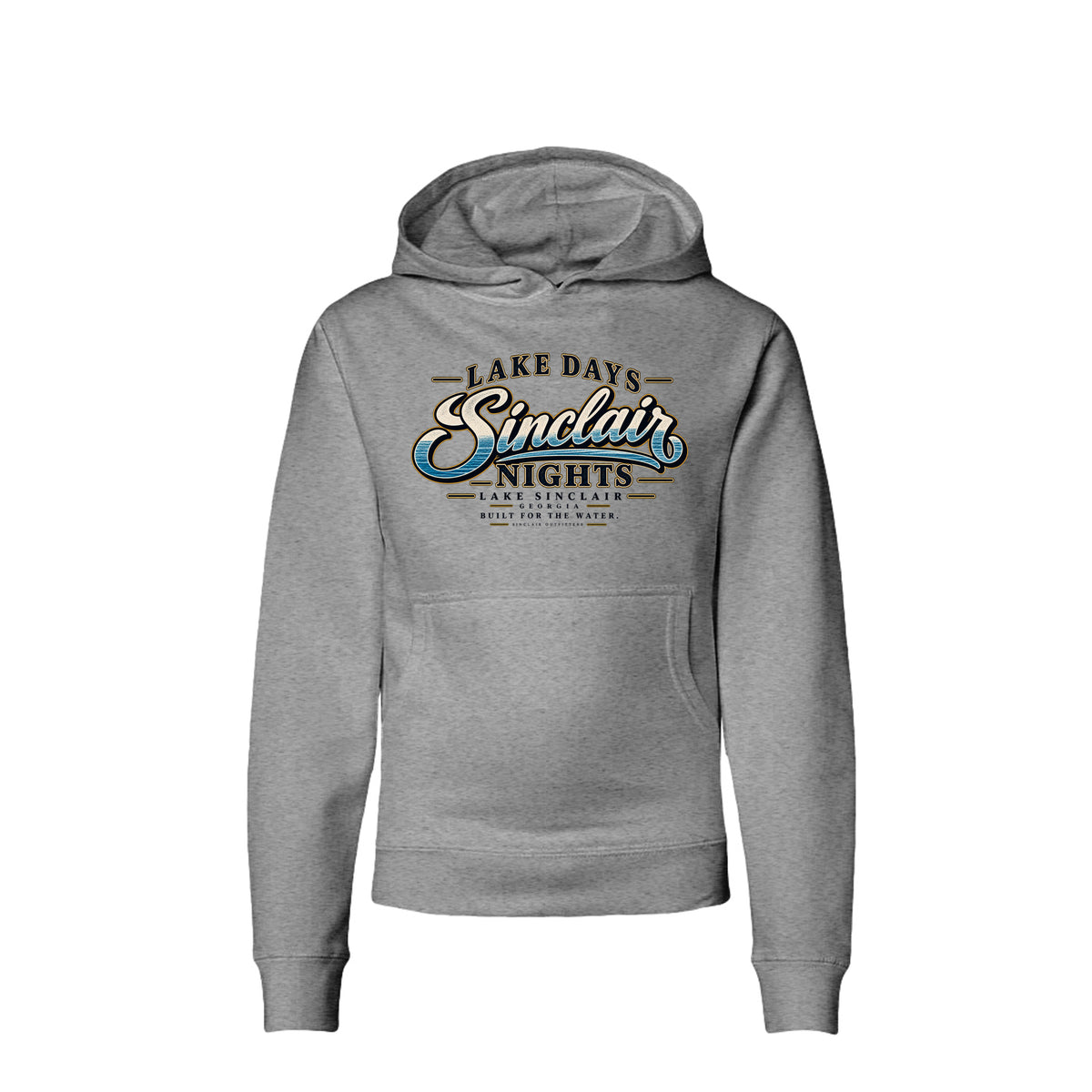Lake Days Sinclair Nights youth hoodie by Sinclair Outfitters
