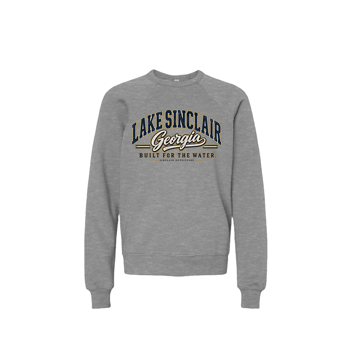 Lake Sinclair Heritage Collegiate youth crewneck sweatshirt by Sinclair Outfitters