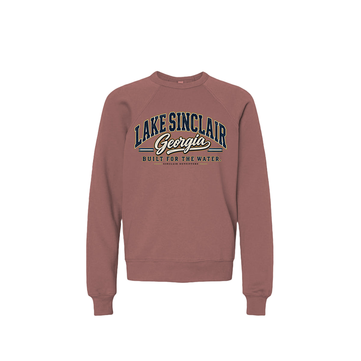 Lake Sinclair Heritage Collegiate youth crewneck sweatshirt by Sinclair Outfitters