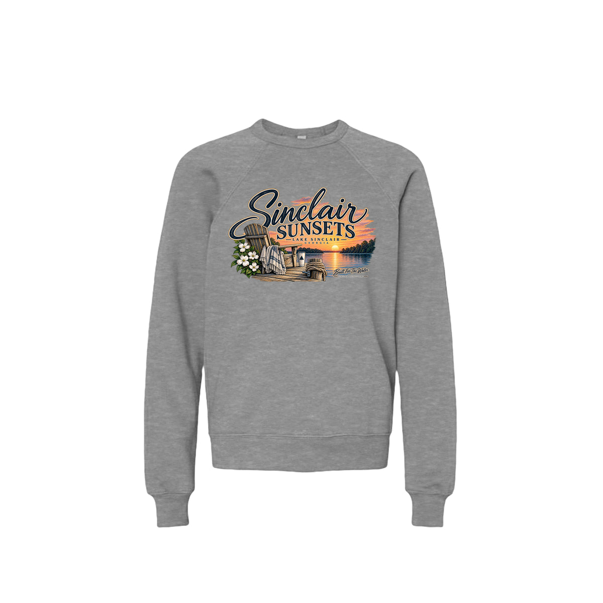 Sinclair Sunsets youth crewneck sweatshirt by Sinclair Outfitters