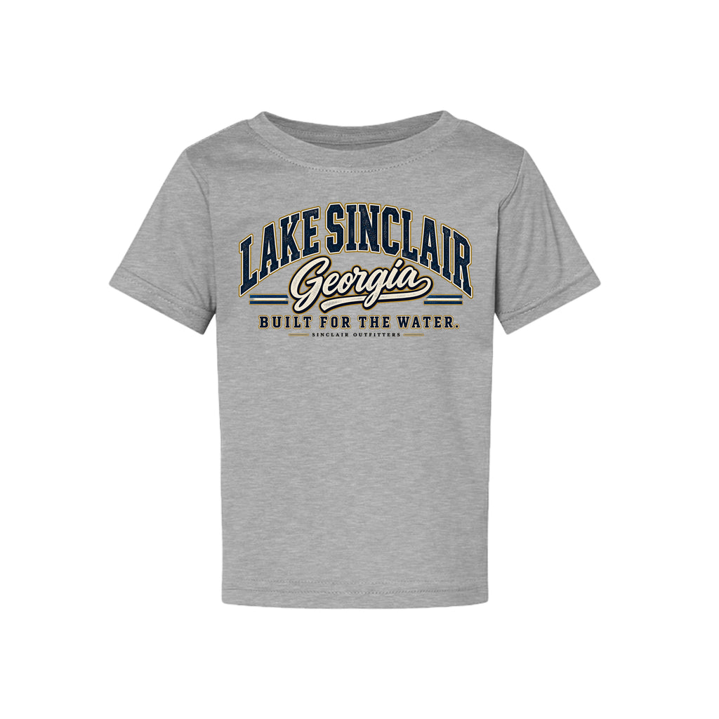 Lake Sinclair Heritage Collegiate toddler T-shirt by Sinclair Outfitters
