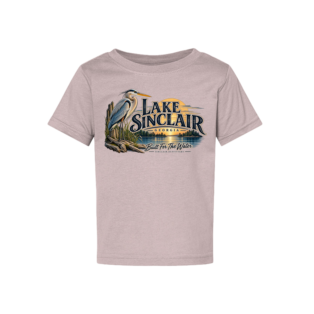 Lake Sinclair Heron toddler T-shirt by Sinclair Outfitters