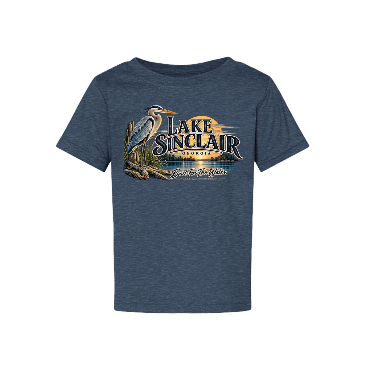 Lake Sinclair Heron toddler T-shirt by Sinclair Outfitters