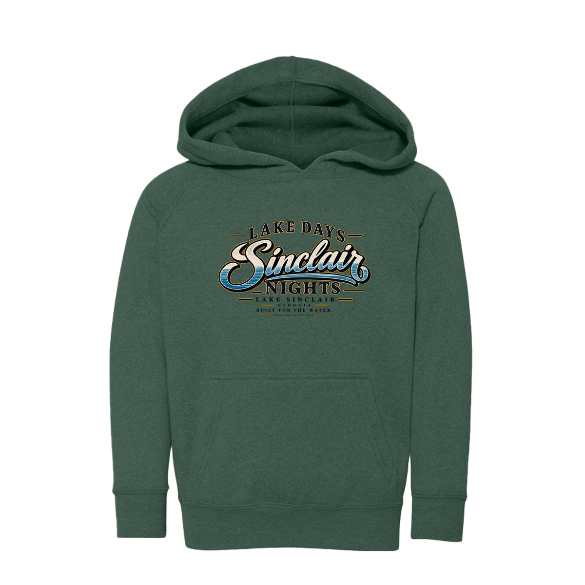 Lake Days Sinclair Nights toddler hoodie by Sinclair Outfitters