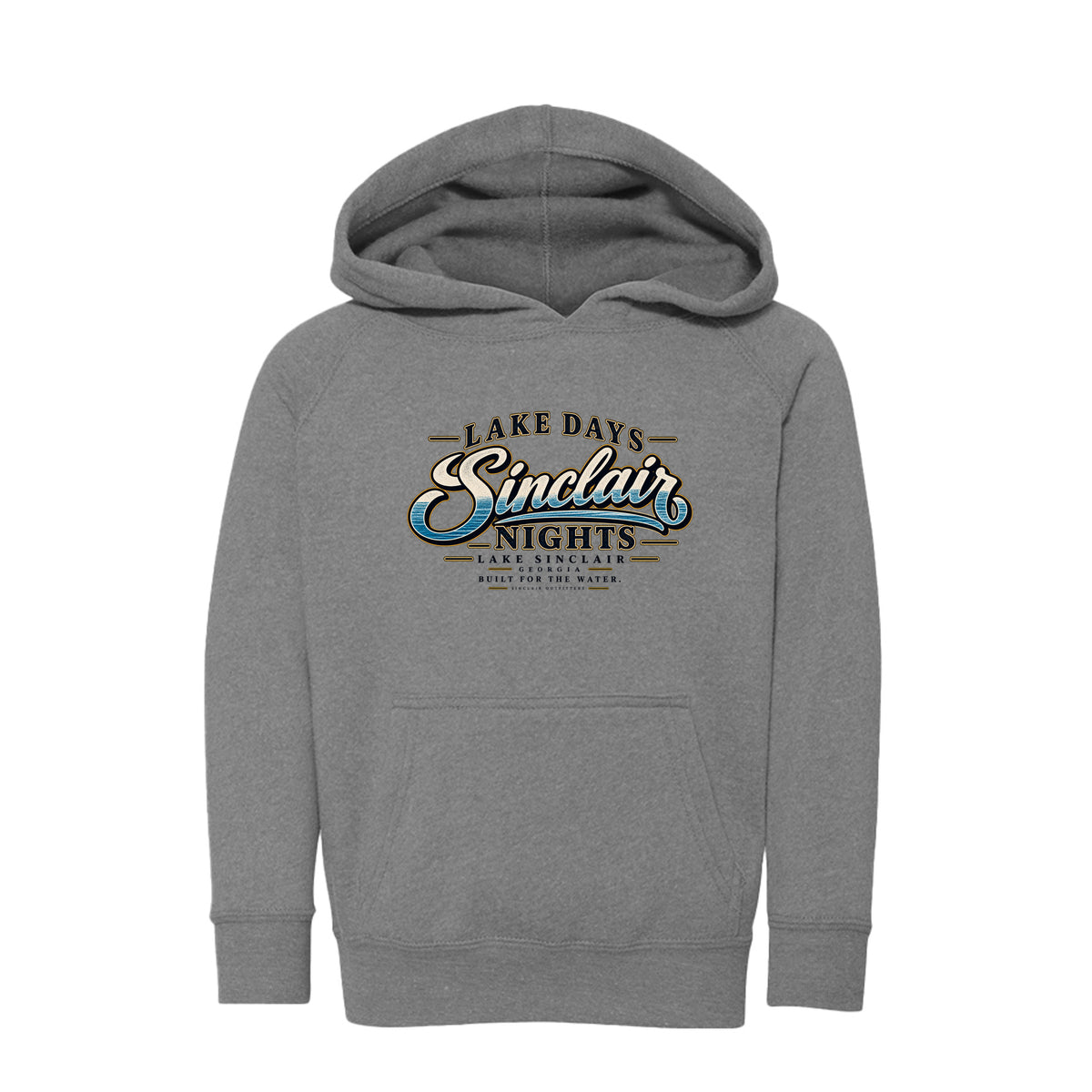 Lake Days Sinclair Nights toddler hoodie by Sinclair Outfitters