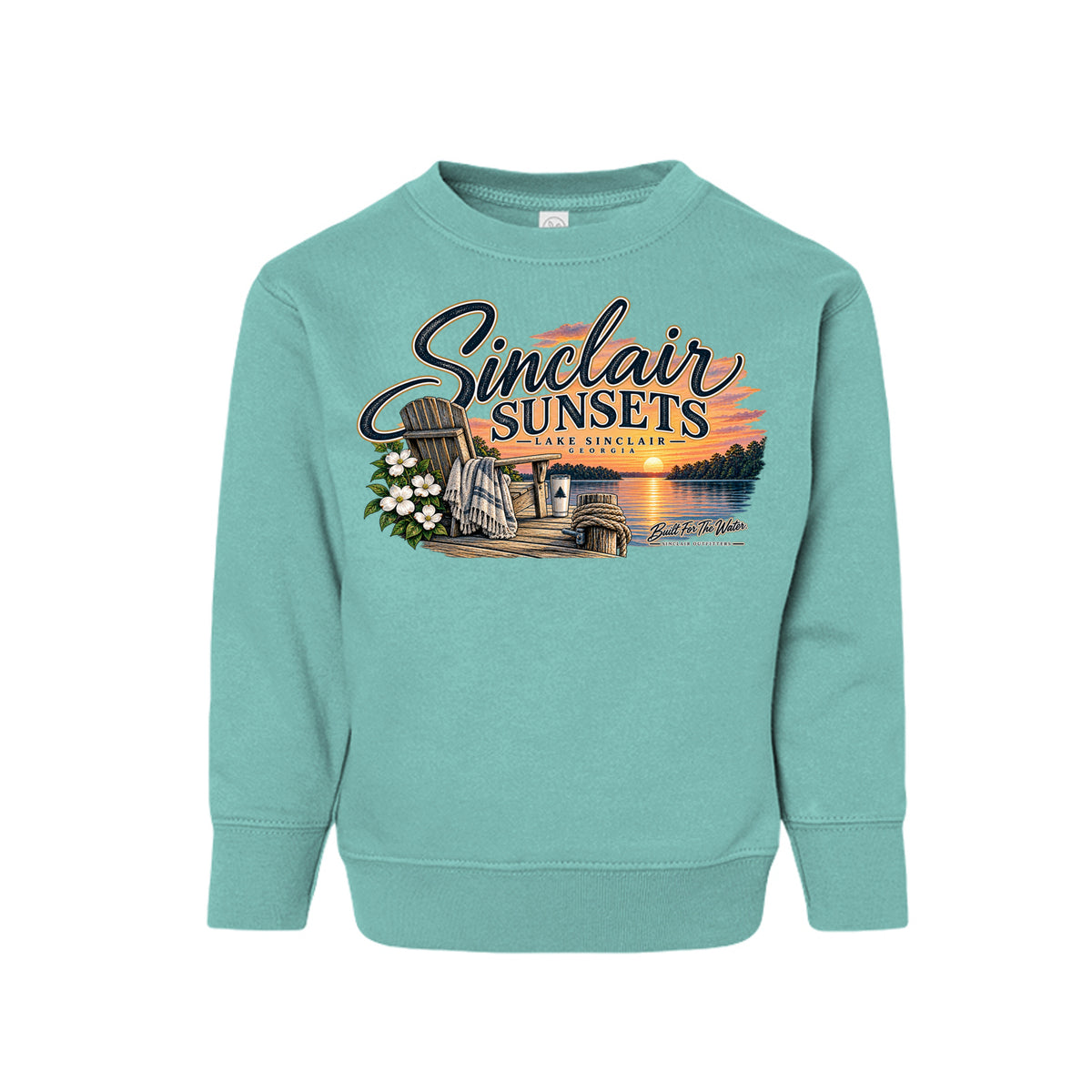 Sinclair Sunsets toddler crewneck sweatshirt by Sinclair Outfitters