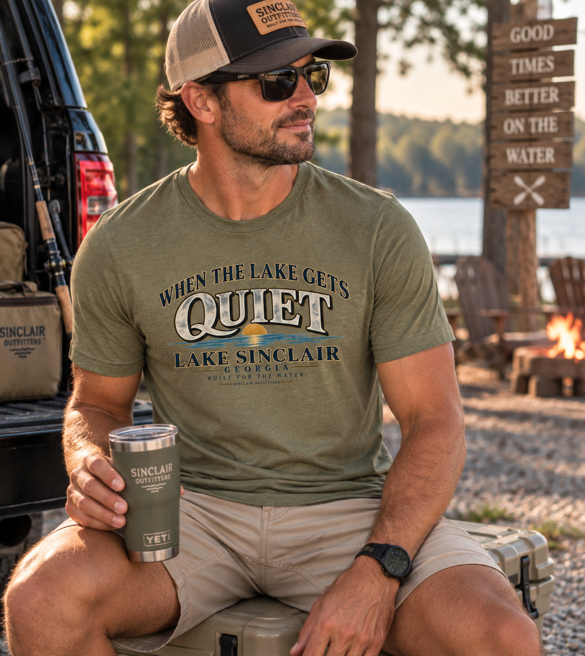 When the Lake Gets Quiet Unisex Tee