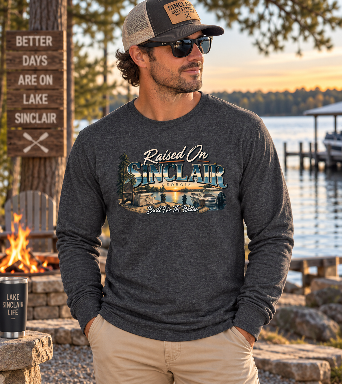 Raised on Sinclair Sponge Fleece Crewneck