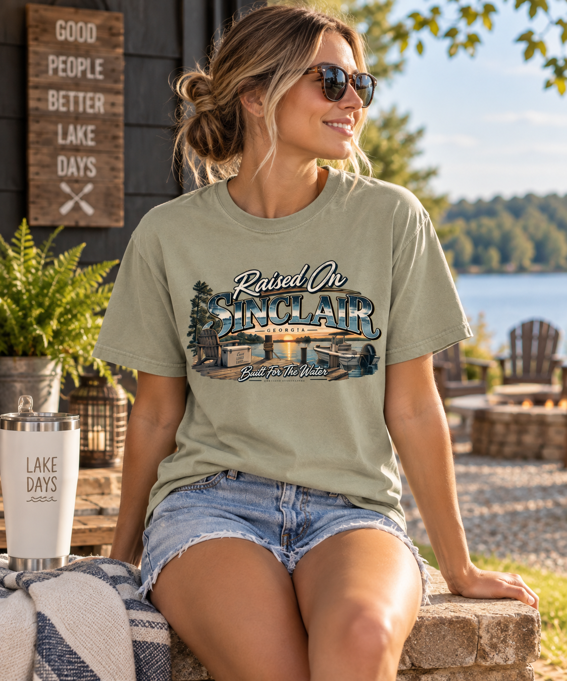 Raised On Sinclair Comfort Colors Tee