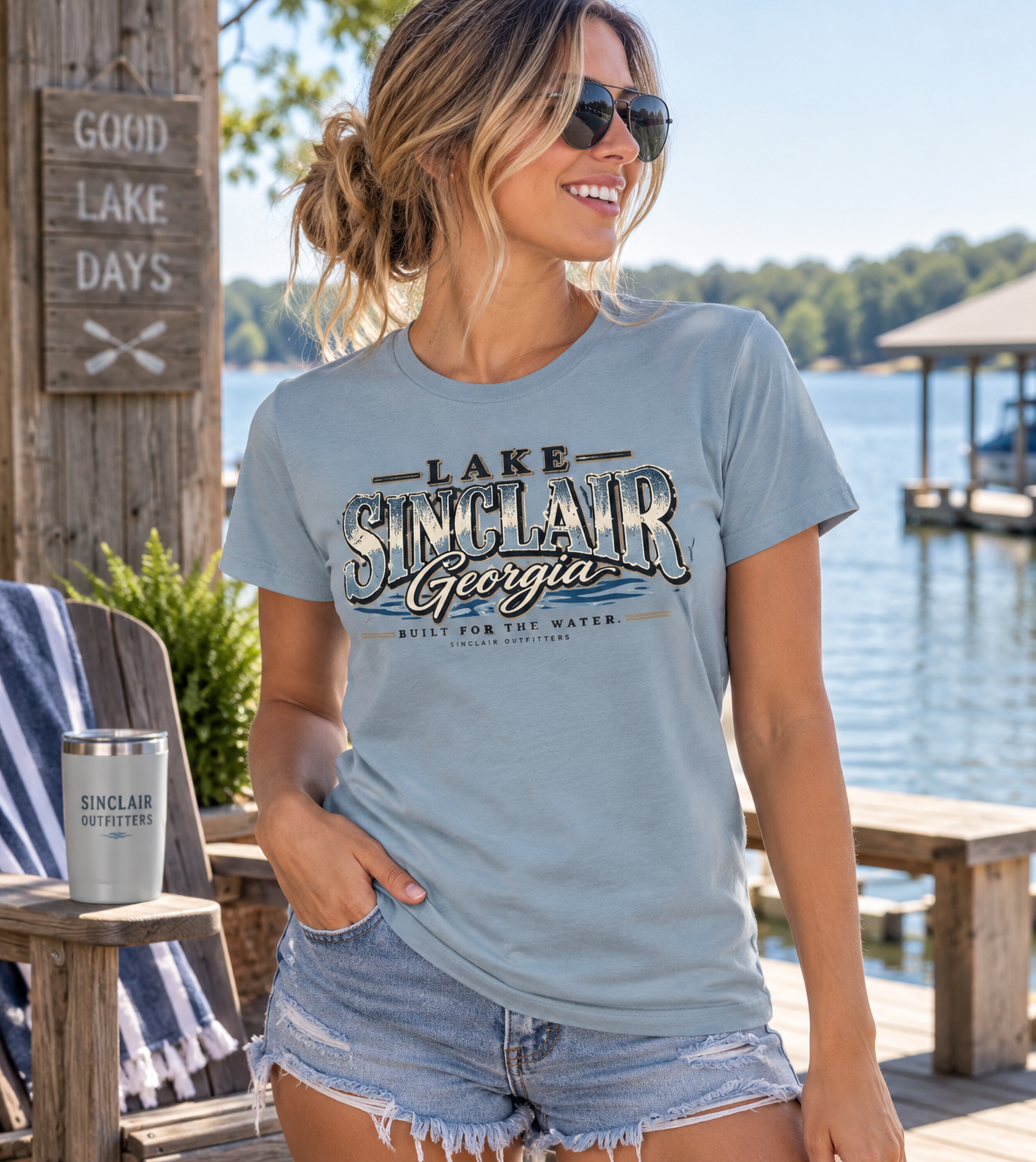 Lake Sinclair Women's Relaxed Tee